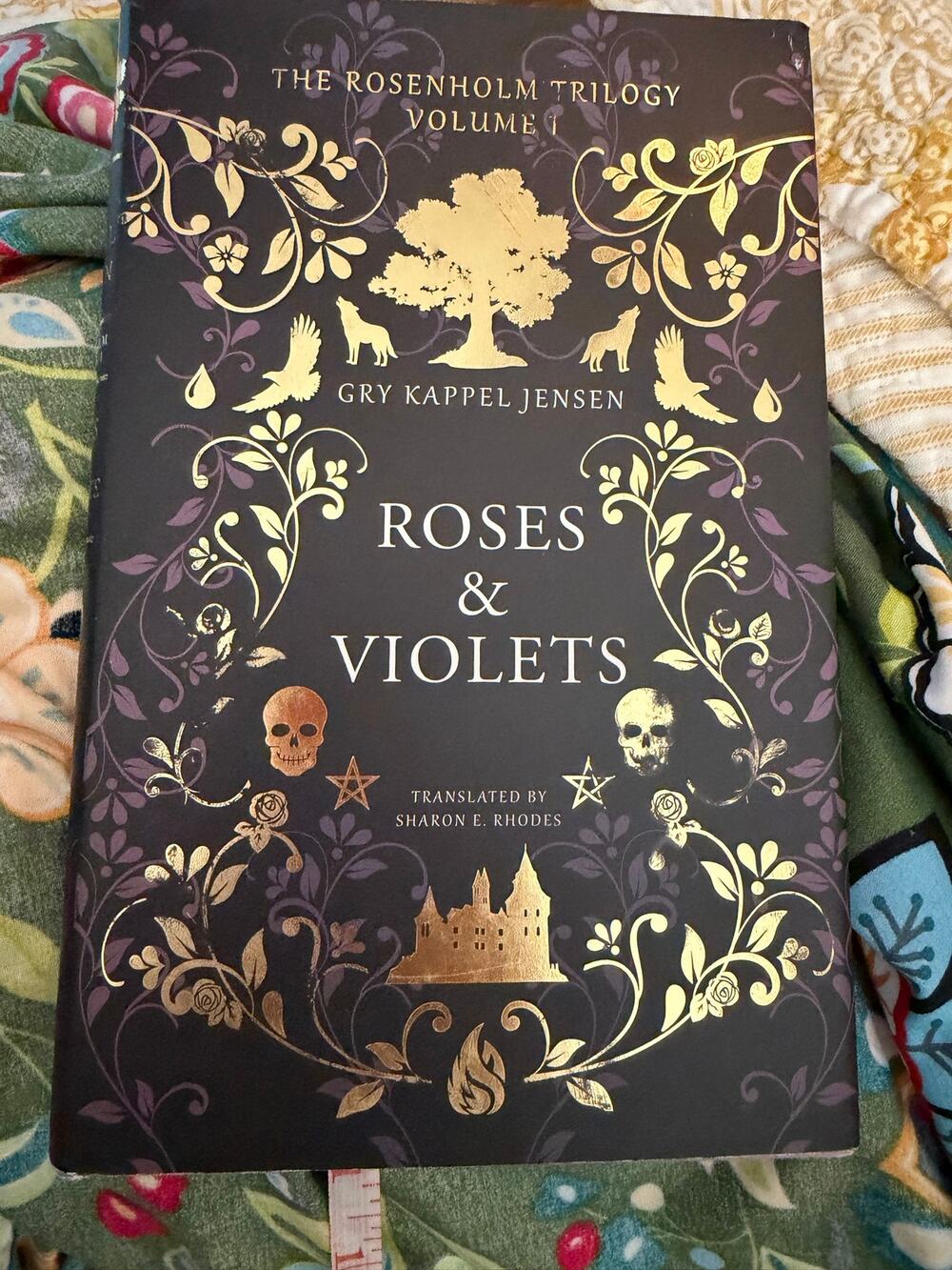Hardback book: Roses & Violets, Rosenholm Trilogy, Fiction, Adventure